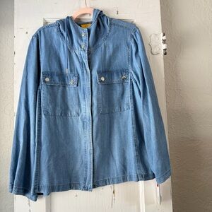 NWT Ruby Rd. Light Blue Tencel Jacket